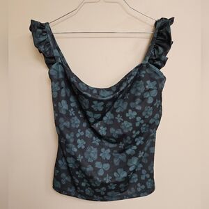 Albion Sea Petal Bella Tankini Swim Suit Top Size Large